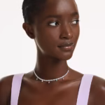 Ariana Grande x Swarovski necklace Mixed cuts, Multicoloured, Rhodium plated - Image 7