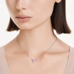 Ariana Grande x Swarovski pendant Mixed cuts, Dragonfly, Multicoloured, Rhodium plated - Image 8