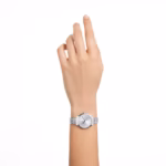 Attract watch Swiss Made, Metal bracelet, Silver Tone, Stainless steel - Image 6