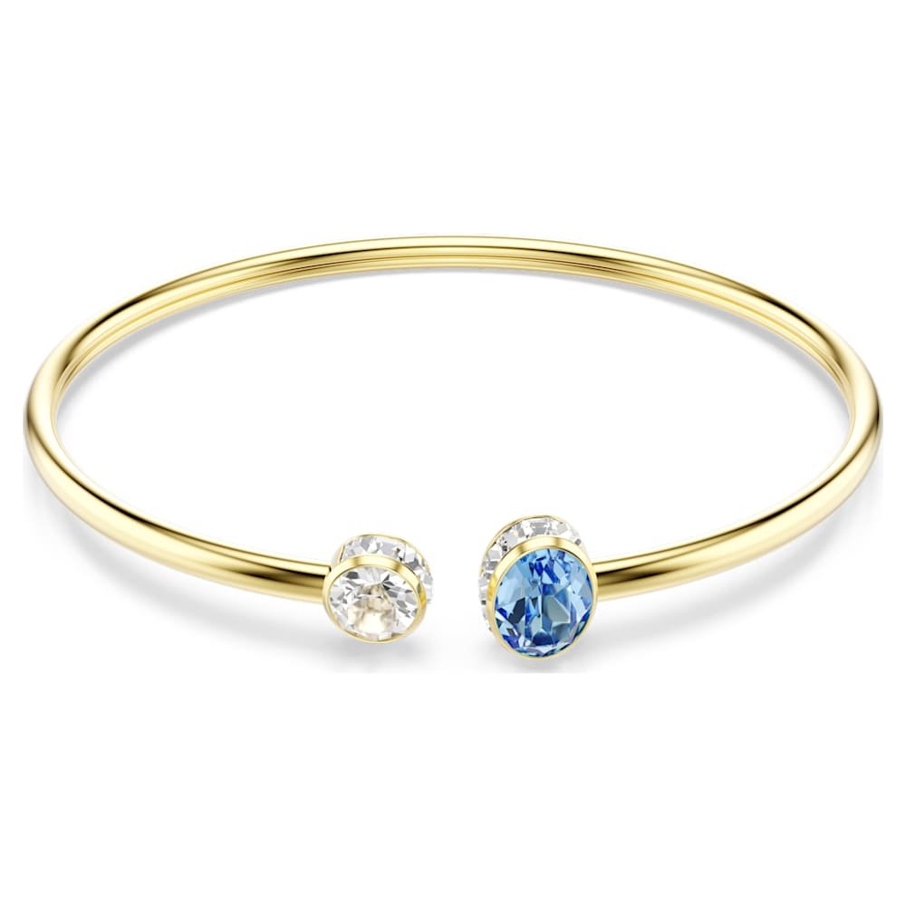 chroma-bangle-mixed-cuts-multicoloured-18k-gold-finish-swarovski-5757998 Chroma bangle, Mixed cuts, Multicoloured, 18K gold finish - Image 1