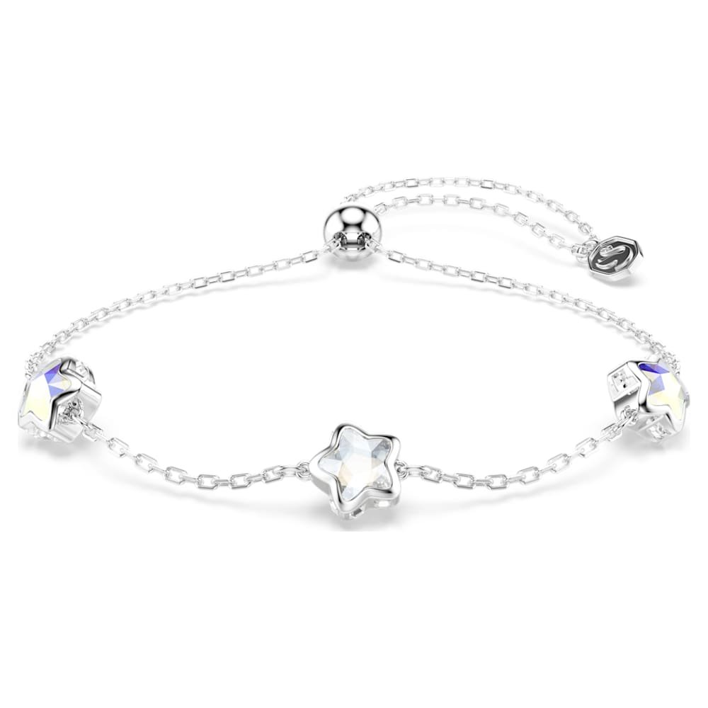 chroma-bracelet-star-white-rhodium-plated-swarovski-5754185 Chroma bracelet, Star, White, Rhodium plated - Image 1