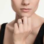Chroma ring, Mixed cuts, Star, White, Rhodium plated - Image 2