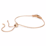 Constella bracelet Crystal pearl, Round cut, White, 18K rose gold finish - Image 5