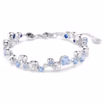Constella bracelet Mixed cuts, Blue, Rhodium plated - Image 2