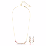 Constella set Mixed cuts, Multicoloured, 18K gold finish - Image 3