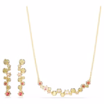 Constella set Mixed cuts, Multicoloured, 18K gold finish - Image 7