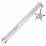 Crystalline ballpoint pen White, White lacquered, chrome plated - Image 3