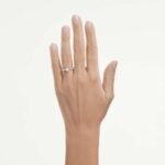 Eternity solitaire ring, Lab-grown diamonds 0.25 ct tw, Round shape, Sterling silver - Image 2