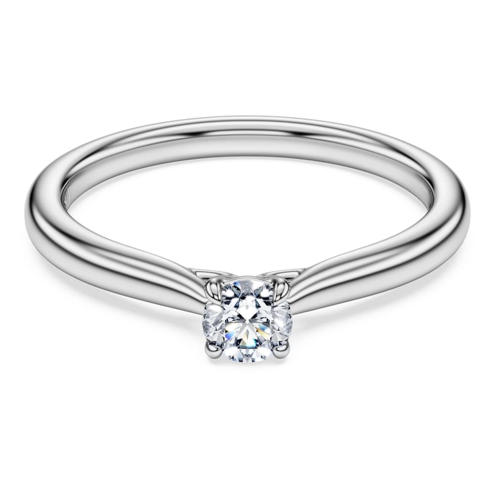 eternity-solitaire-ring-lab-grown-diamonds-0.25-ct-tw-round-shape-sterling-silver-swarovski-5696900 Eternity solitaire ring, Lab-grown diamonds 0.25 ct tw, Round shape, Sterling silver - Image 1