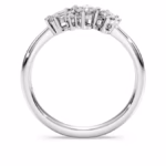 Galaxy ring Lab-grown diamonds 0.43 ct tw, Mixed shapes, Sterling silver - Image 6