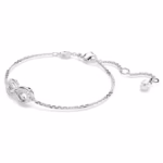 Hyperbola bracelet Infinity, White, Rhodium plated - Image 3