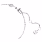 Hyperbola bracelet Infinity, White, Rhodium plated - Image 4