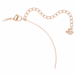 Hyperbola necklace Infinity and heart, White, Mixed metal finish - Image 5