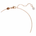 Idyllia pendant Crystal pearl, Heart, White, 18K rose gold finish - Image 3
