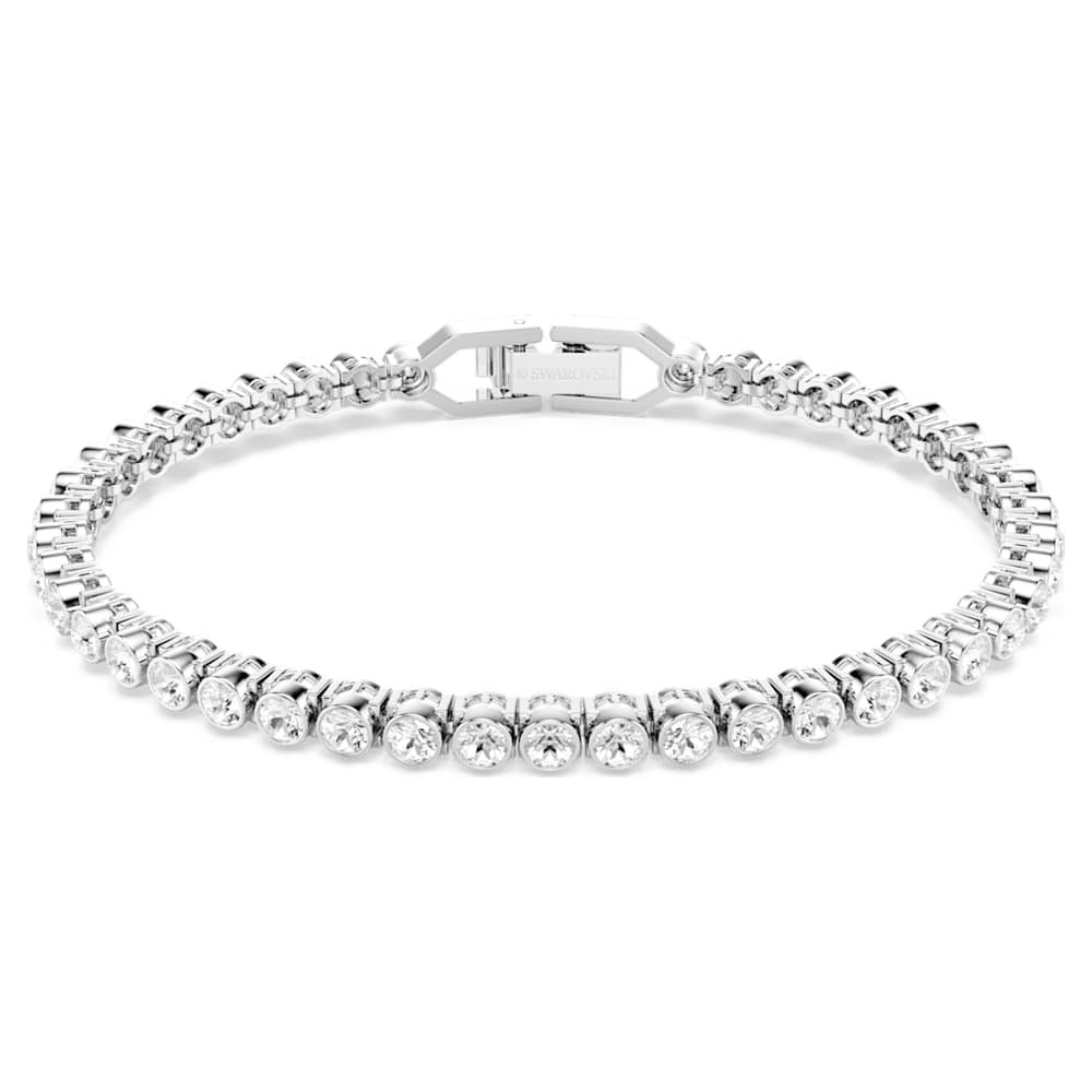 imber-emily-tennis-bracelet-round-cut-white-rhodium-plated-swarovski-1808960 Imber Emily Tennis bracelet, Round cut, White, Rhodium plated - Image 1