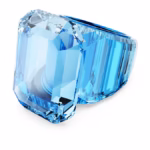 Lucent cocktail ring Octagon cut, Blue - Image 3