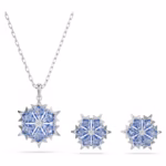 Magic set Snowflake, Blue, Rhodium plated - Image 2