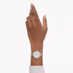 Matrix 3-link watch Swiss Made, Metal bracelet, Gold tone, Champagne gold-tone finish - Image 6