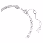 Matrix bracelet Mixed cuts, White, Rhodium plated - Image 4