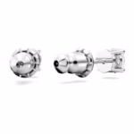 Matrix Tennis set Round cut, White, Rhodium plated - Image 6