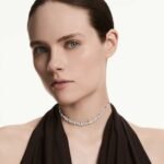 Mesmera choker, Marquise cut, White, Rhodium plated - Image 2