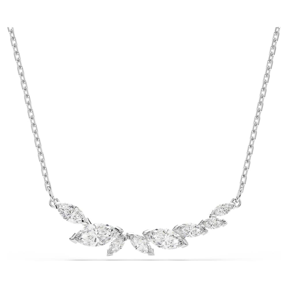 mesmera-necklace-marquise-cut-white-rhodium-plated-swarovski-5759838 Mesmera necklace, Marquise cut, White, Rhodium plated - Image 1