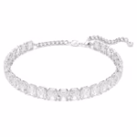 Millenia choker Octagon cut, White, Rhodium plated - Image 2