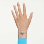 Minions Bob bracelet, Pavé, Multicoloured, 18K gold finish - Image 2