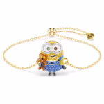 Minions Bob bracelet Pavé, Multicoloured, 18K gold finish