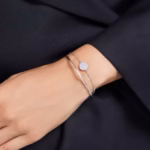 Sublima bangle White, Rhodium plated - Image 8