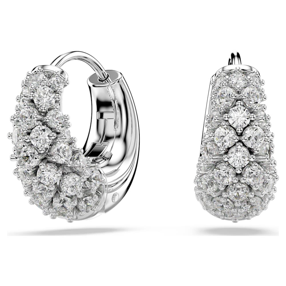 sublima-earrings-white-rhodium-plated-swarovski-5732282 Sublima earrings, White, Rhodium plated - Image 1