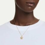 Sublima pendant, Round cut, Star, Multicoloured, 18K gold finish - Image 2