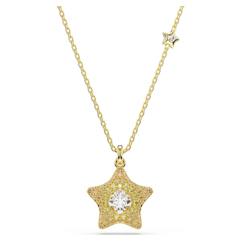 sublima-pendant-round-cut-star-multicoloured-18k-gold-finish-swarovski-5755280 Sublima pendant, Round cut, Star, Multicoloured, 18K gold finish - Image 1