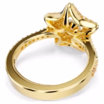 Sublima ring Round cut, Star, Multicoloured, 18K gold finish - Image 5