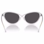 Sunglasses Cat-Eye shape, SK7025, Silver Tone - Image 4