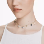 Symbolica choker Crystal pearl, Moon, infinity, clover, evil eye and horseshoe - Image 6