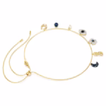 Symbolica choker Crystal pearl, Moon, infinity, clover, evil eye and horseshoe - Image 5
