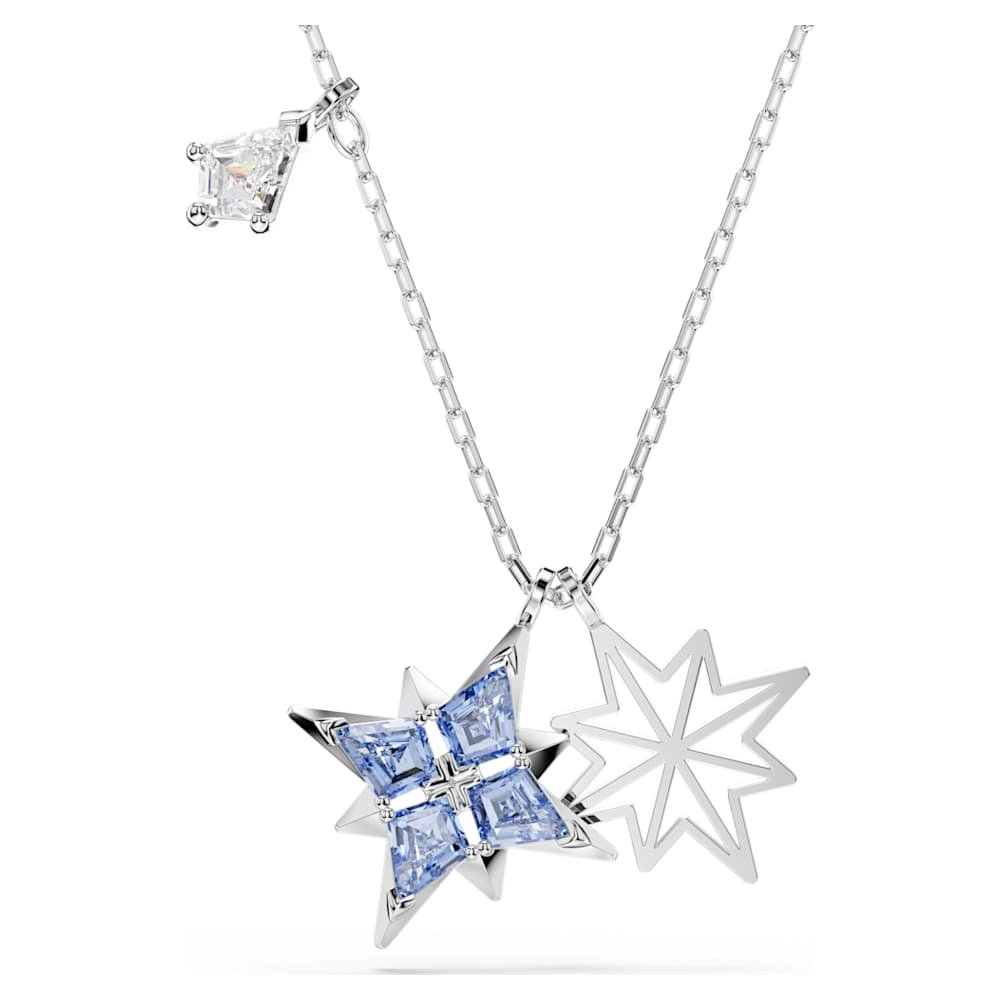 symbolica-pendant-star-blue-rhodium-plated-swarovski-5734252 Symbolica pendant, Star, Blue, Rhodium plated - Image 1