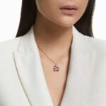 Teddy pendant, Bear, Pink, 18K rose gold finish - Image 2