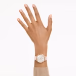 Teddy watch Swiss Made, Leather strap, Pink, Rose gold-tone finish - Image 7