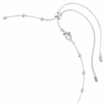 Una Angelic pendant Round cut, Double sided motifs, White, Rhodium plated - Image 4