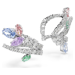 Ariana Grande x Swarovski ear cuffs Mixed cuts, Multicoloured, Rhodium plated - Image 4