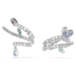 Ariana Grande x Swarovski ear cuffs Mixed cuts, Multicoloured, Rhodium plated - Image 5