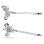 Ariana Grande x Swarovski hair pin Mixed cuts, Dragonfly, flower, Multicoloured, Rhodium plated - Image 3