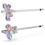 Ariana Grande x Swarovski hair pin Mixed cuts, Dragonfly, flower, Multicoloured, Rhodium plated - Image 4