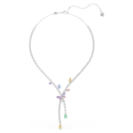 Ariana Grande x Swarovski necklace Mixed cuts, Dragonfly, Multicoloured, Rhodium plated - Image 8