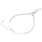 Ariana Grande x Swarovski necklace Mixed cuts, Dragonfly, Multicoloured, Rhodium plated - Image 5