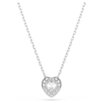 Ariana Grande x Swarovski set Mixed cuts, Heart, White, Rhodium plated - Image 6