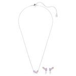 Ariana Grande x Swarovski set Mixed cuts, Multicoloured, Rhodium plated - Image 3