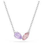 Ariana Grande x Swarovski set Mixed cuts, Multicoloured, Rhodium plated - Image 4